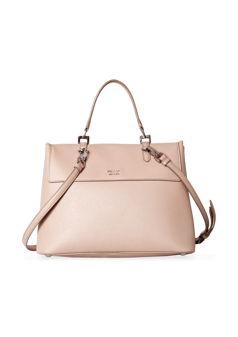 SAFFIANO CUIR CONVERTIBLE TOP HANDLE