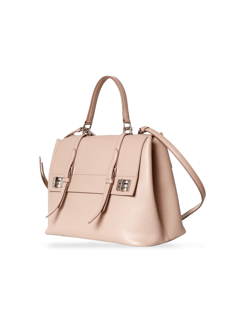 SAFFIANO CUIR CONVERTIBLE TOP HANDLE