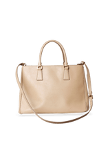 SAFFIANO LUX DOUBLE ZIP GALLERIA SATCHEL