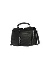 CHARLOTTE CROCODILE EMBOSSED BAG