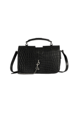 CHARLOTTE CROCODILE EMBOSSED BAG