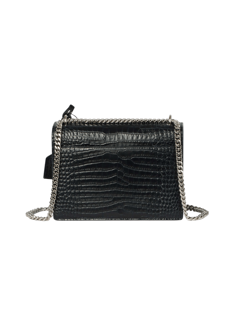 MEDIUM CROCO SUNSET BAG