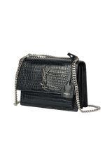 MEDIUM CROCO SUNSET BAG