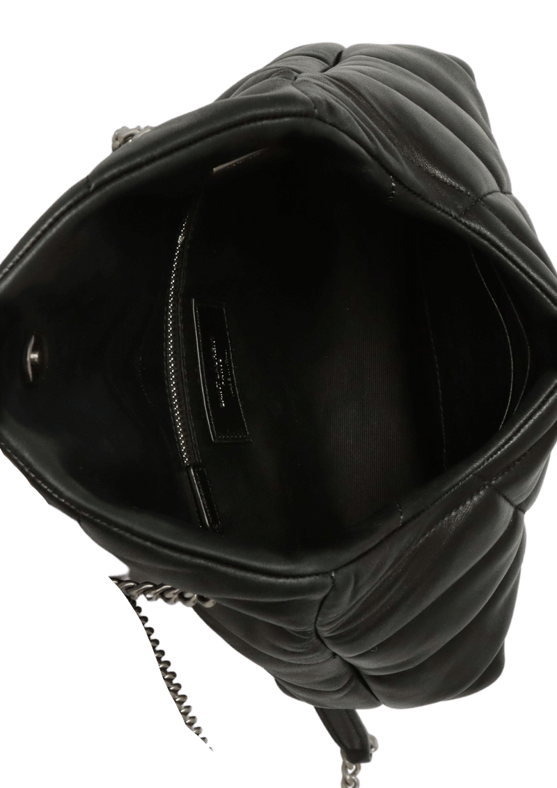 กระเป๋าสะพายYSL LOULOU PUFFER MINI BAG IN QUILTED LAMBSKIN BLACK