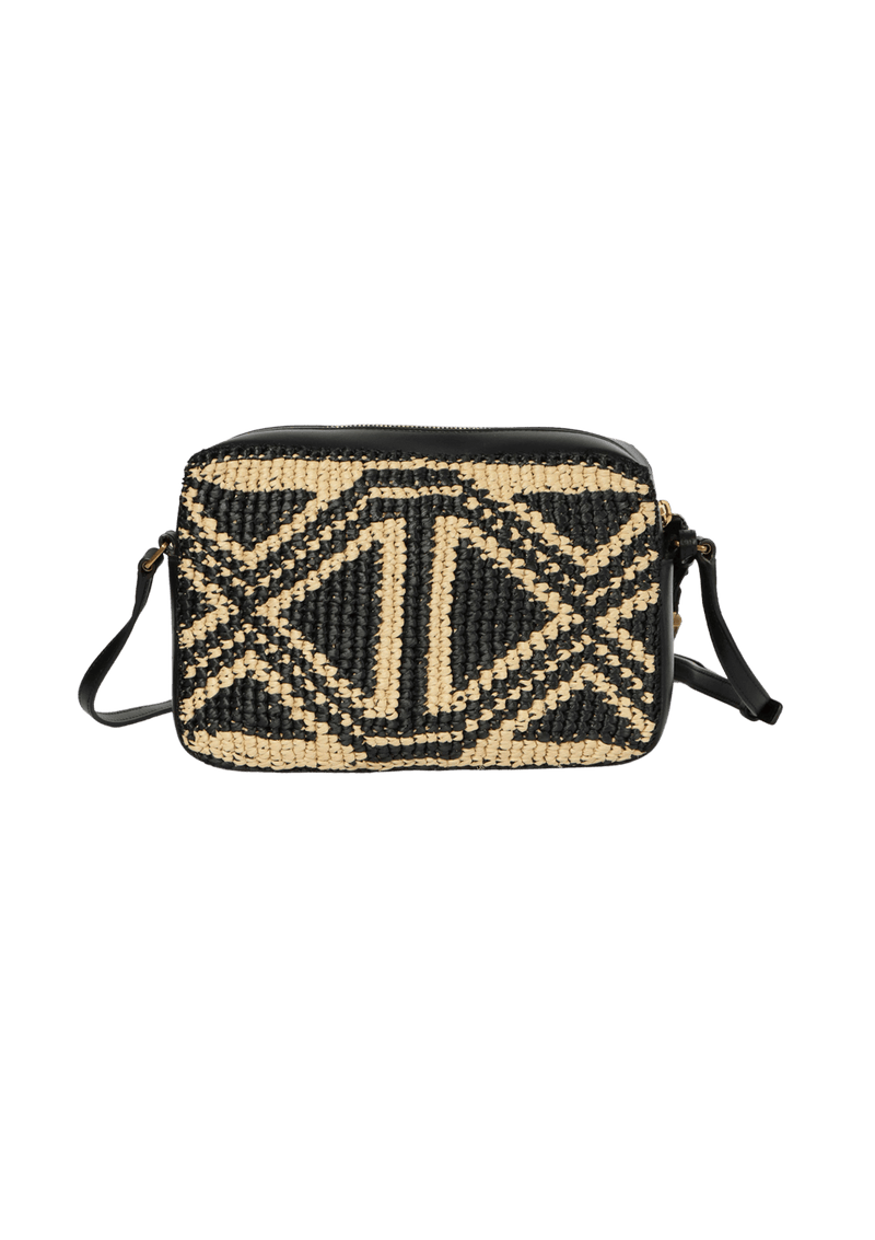 RAFFIA LOU CAMERA BAG