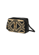 RAFFIA LOU CAMERA BAG