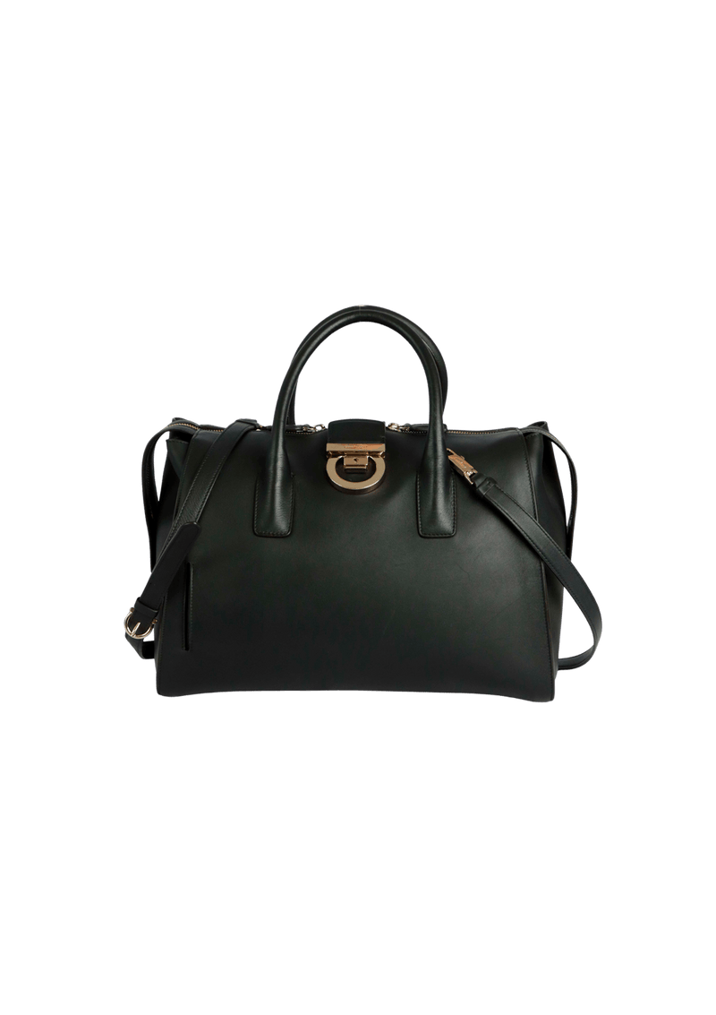 GANCINI ZIP LOCK SATCHEL