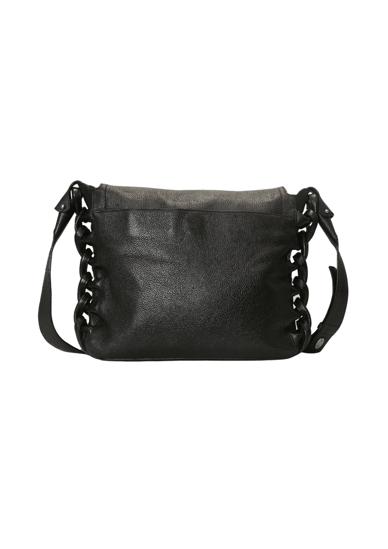 LEATHER FLAP BAG