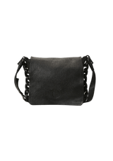 LEATHER FLAP BAG