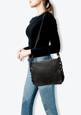 LEATHER FLAP BAG