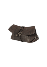 LEATHER GANCINI CLUTCH