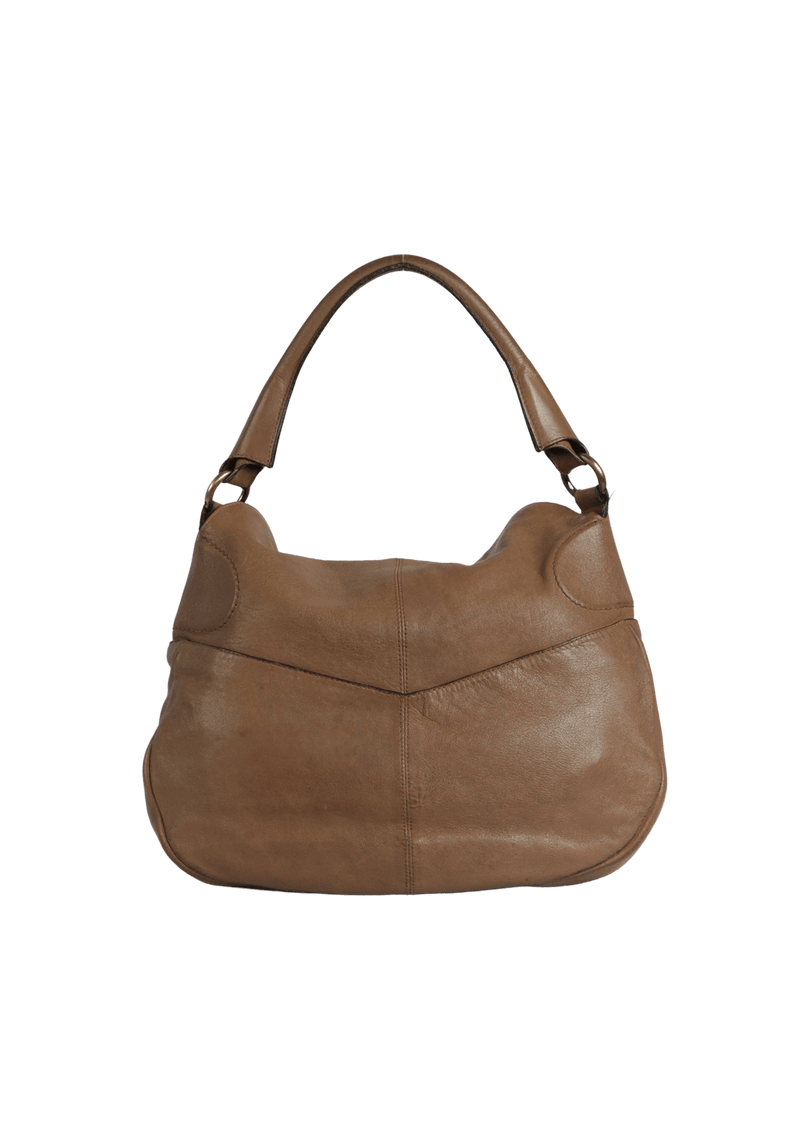 LEATHER HOBO BAG