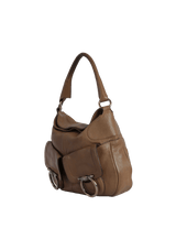 LEATHER HOBO BAG