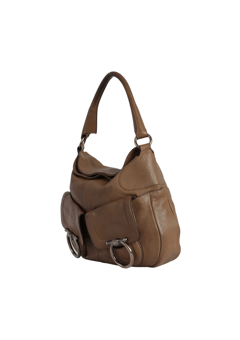 LEATHER HOBO BAG