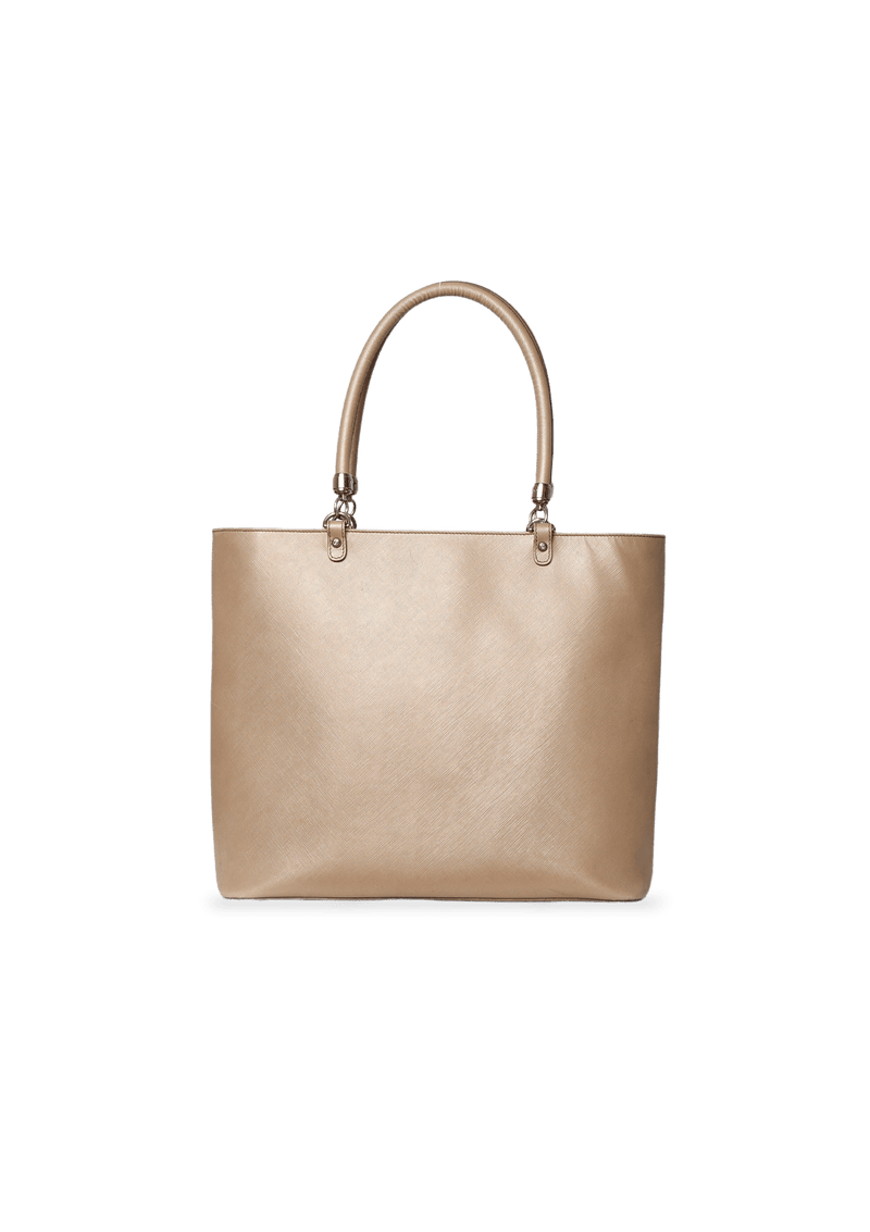 LEATHER SHOPPING TOTE