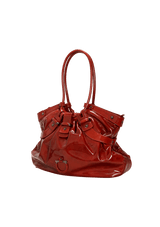 PATENT LEATHER SHOULDER BAG