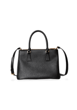 SMALL SAFFIANO LUX DOUBLE ZIP GALLERIA SATCHEL