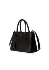 SMALL SAFFIANO LUX DOUBLE ZIP GALLERIA SATCHEL