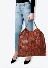 ALTER-PYTHON FALABELLA TOTE BAG