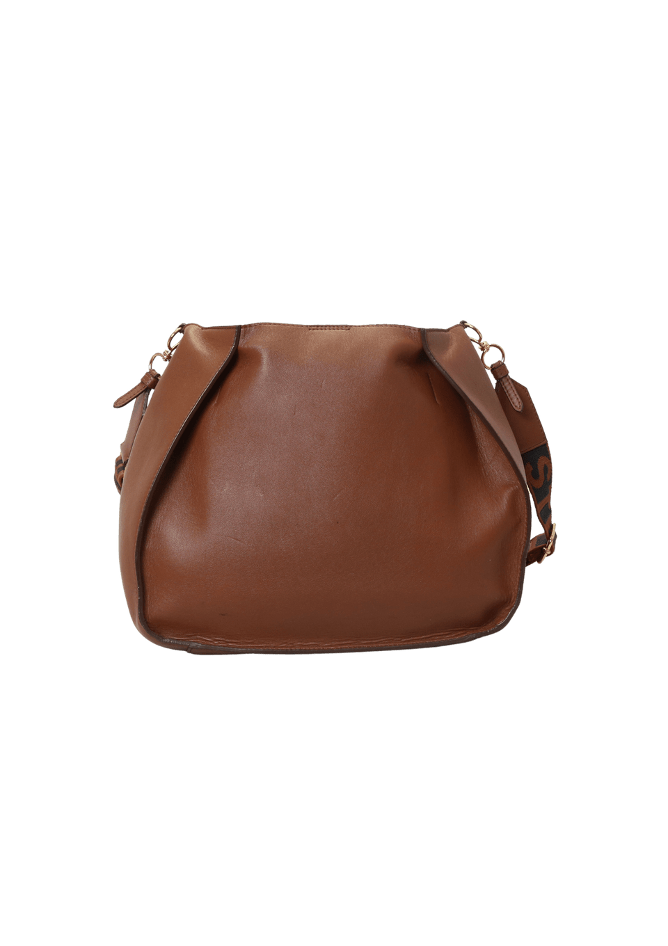 BOLSA STELLA MCCARTNEY STELLA LOGO BAG MARROM ORIGINAL – Gringa