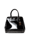 BOLSA STUDDED CRYSTAL VERNICE BAG PRADA PRETA ORIGINAL