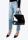 BOLSA STUDDED CRYSTAL VERNICE BAG PRADA PRETA ORIGINAL