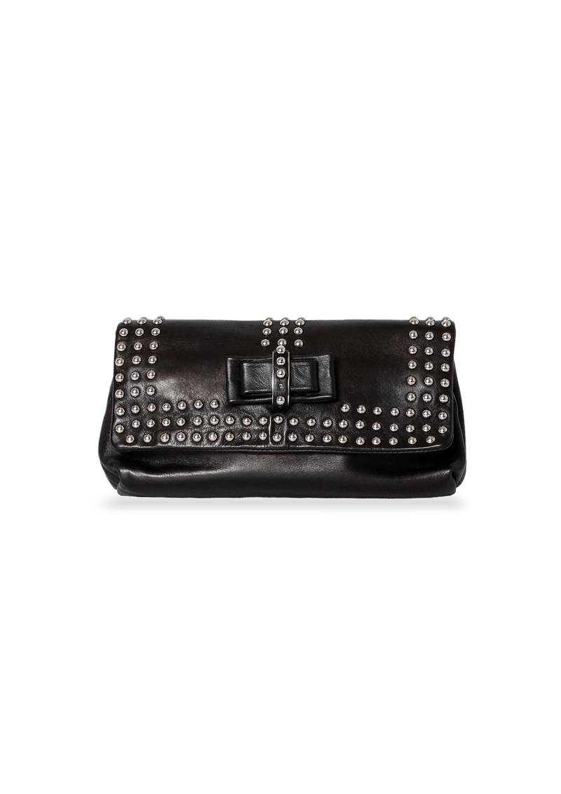 SWEET CHARITY STUDDED CLUTCH