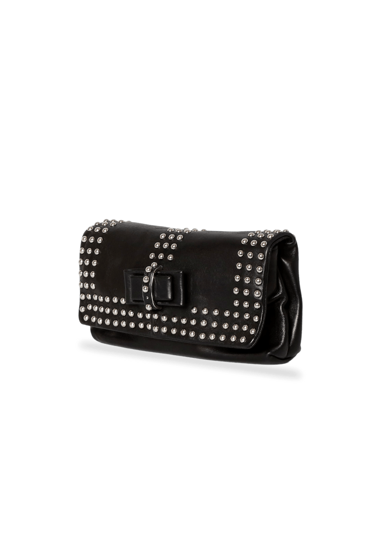 SWEET CHARITY STUDDED CLUTCH