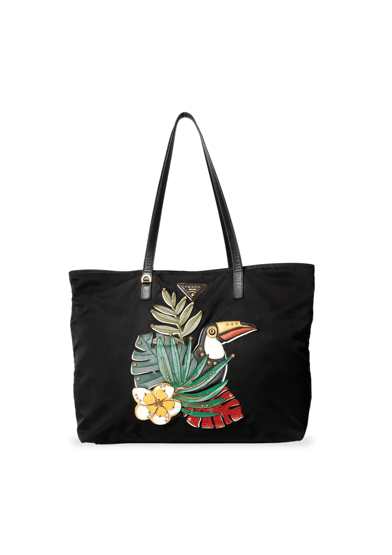 TESSUTO PARROT SHOPPING BAG