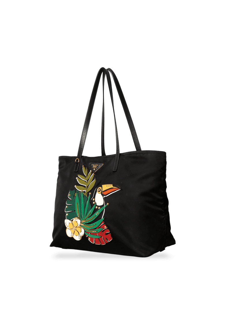 TESSUTO PARROT SHOPPING BAG