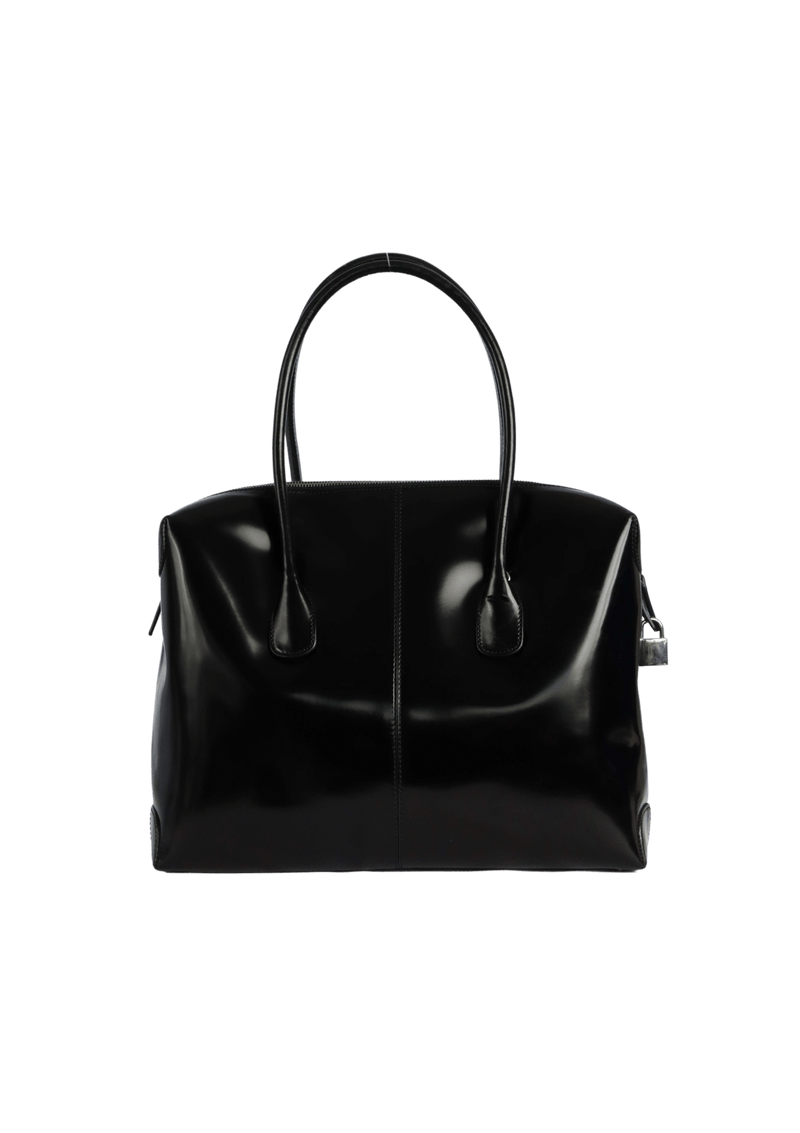 LEATHER D-BAG