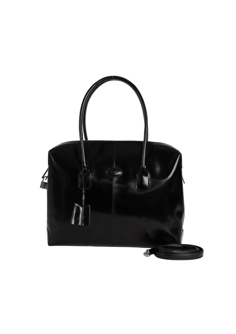 LEATHER D-BAG