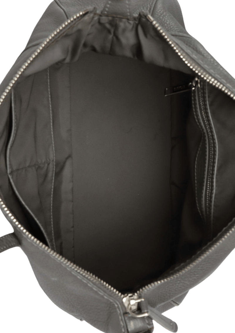 LEATHER HANDLE BAG