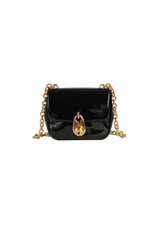 LEATHER CHAIN-LINK BAG