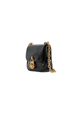 LEATHER CHAIN-LINK BAG