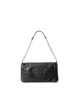 CHAIN LEATHER FLAP BAG