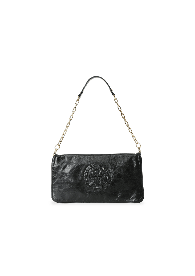 CHAIN LEATHER FLAP BAG