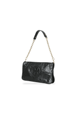 CHAIN LEATHER FLAP BAG