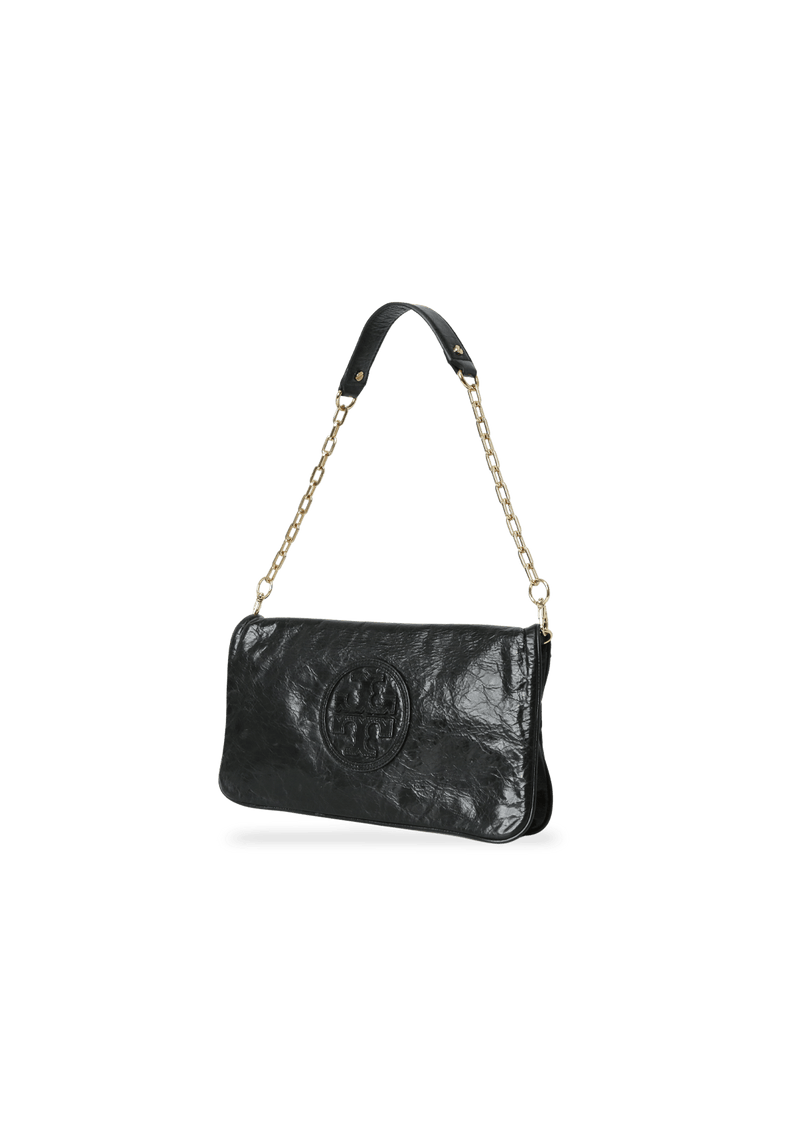 CHAIN LEATHER FLAP BAG