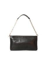 CHAIN LEATHER FLAP BAG