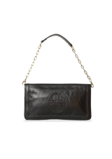 CHAIN LEATHER FLAP BAG