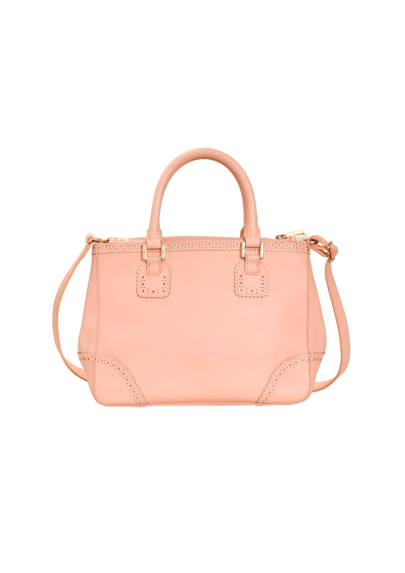 DOUBLE ZIP SATCHEL