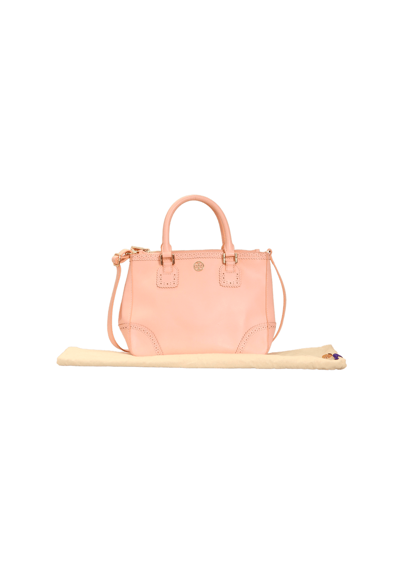 DOUBLE ZIP SATCHEL