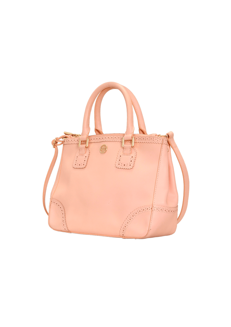 DOUBLE ZIP SATCHEL