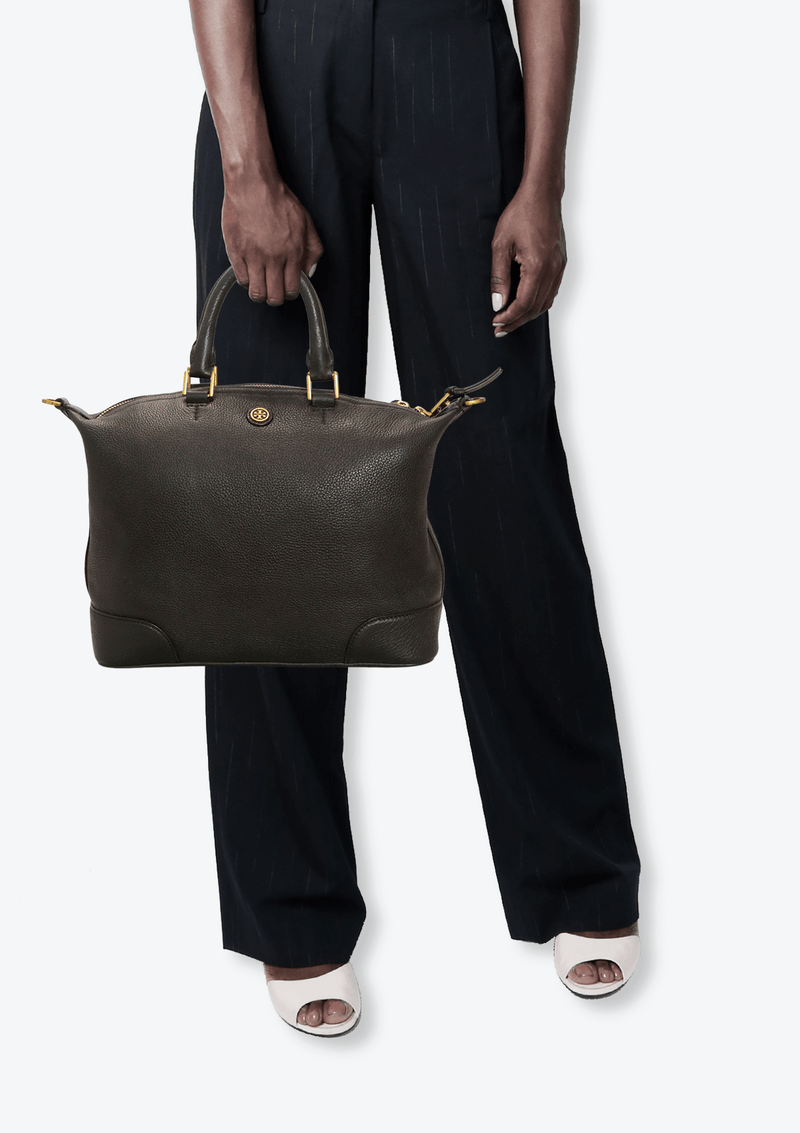 LEATHER HANDLE BAG