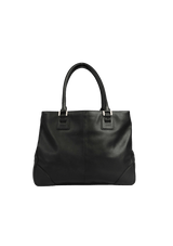 LEATHER LOGO TOTE