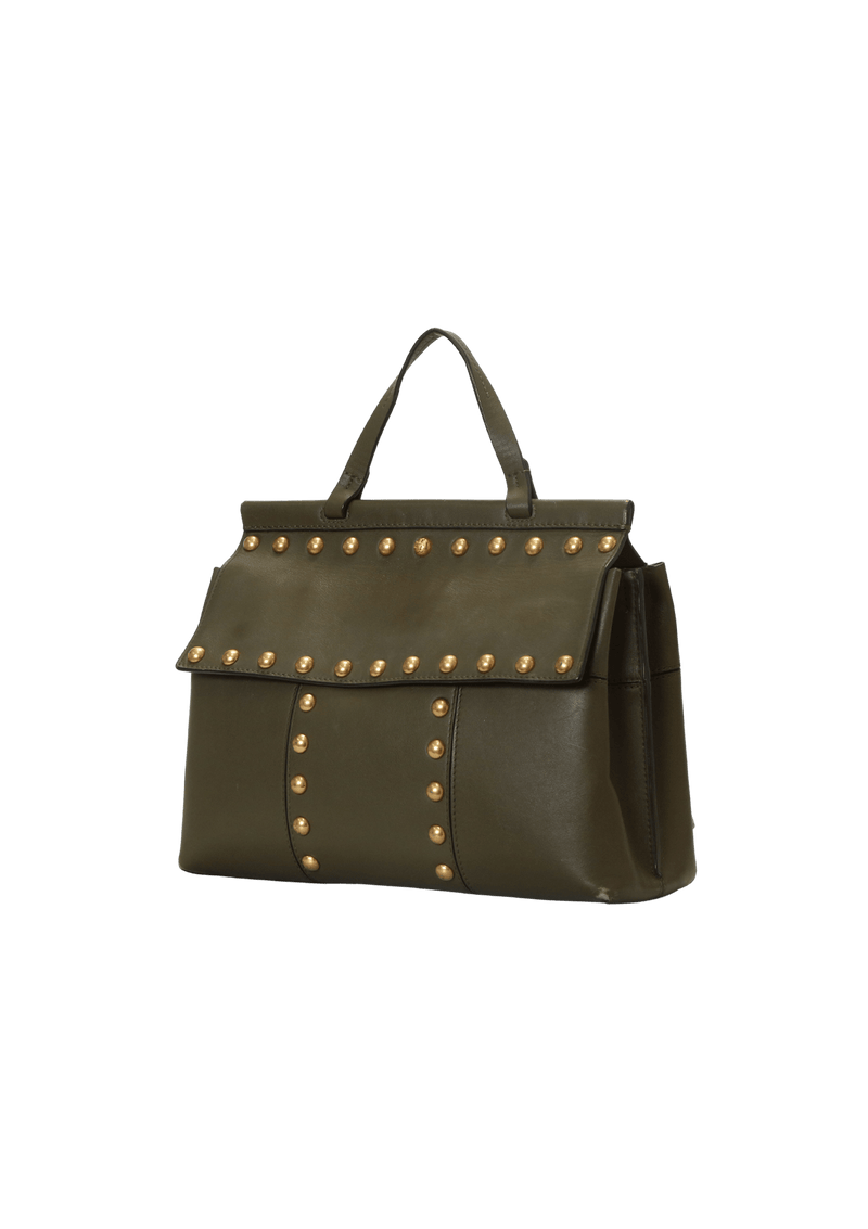 LEATHER STUDDED BAG