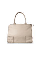 LOGO LEATHER TOTE