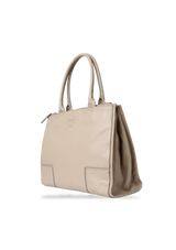 LOGO LEATHER TOTE