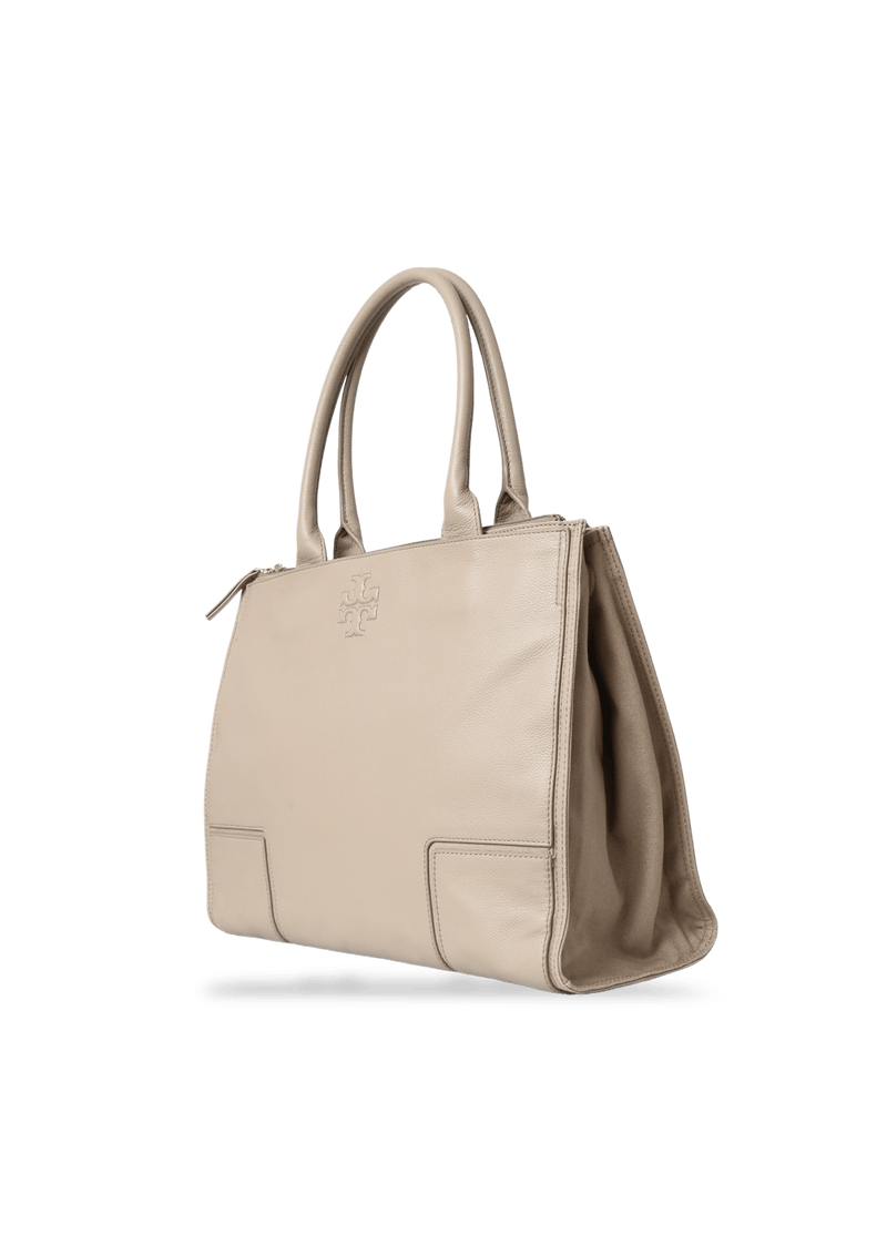 LOGO LEATHER TOTE